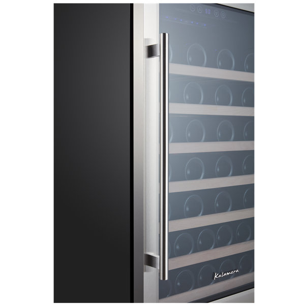 Kalamera Freestanding Refrigeration 19.3'' 50 Bottle Single Zone Free